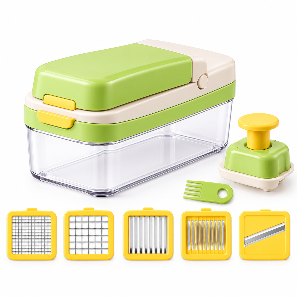 Multifunctional Vegetable Chopper with Container