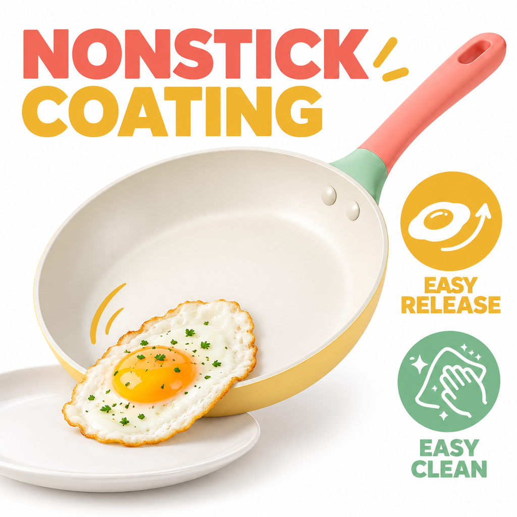 Nonstick Pastel Frying Pan