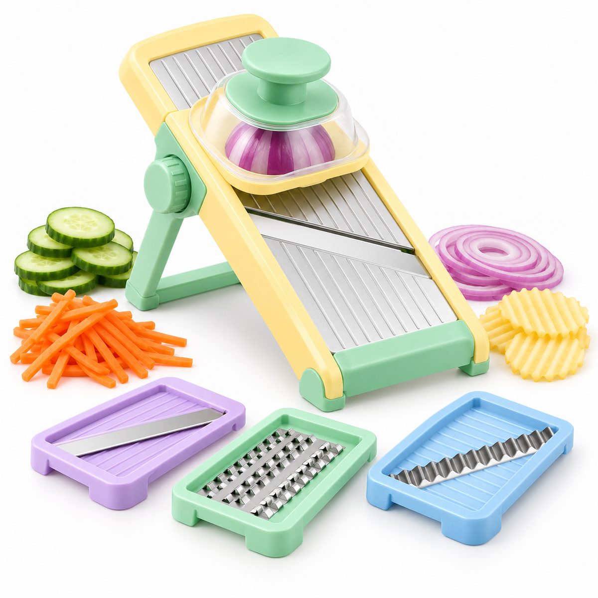 Multi-Blade Gourmet Mandoline Slicer Set