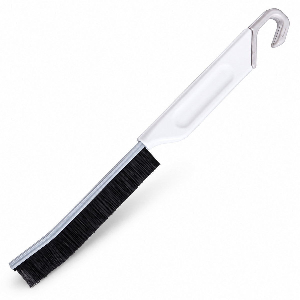Long Handle Cleaning Brush, Slim Window Groove Cleaner with Dense Bristles, Crevice Cleaning Brush for Sliding Door Tracks, Window Frames, Kitchen Appliances and Home Use